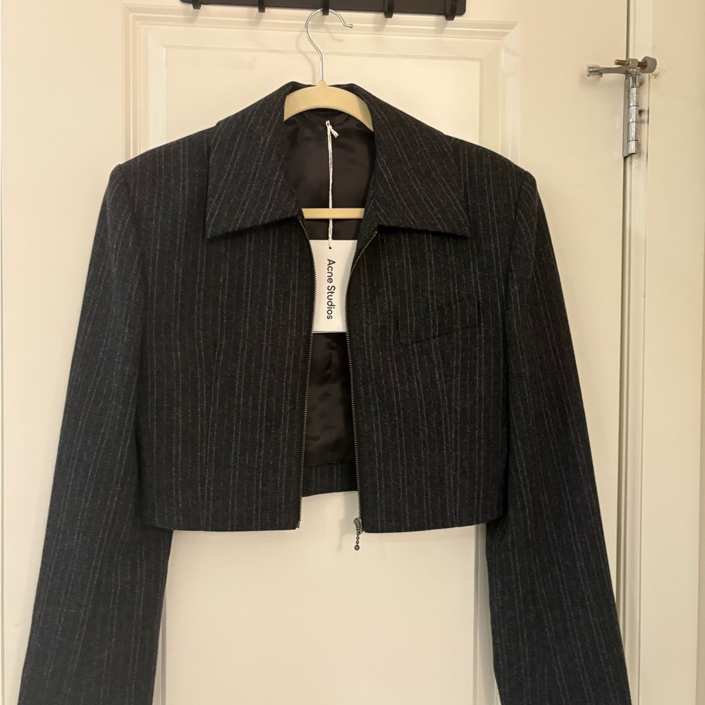 Acne studio grey Cropped Blazer